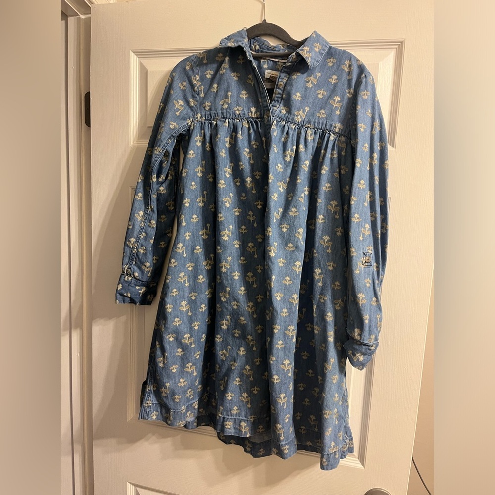 Pilcro by Anthropologie Chambray Dress